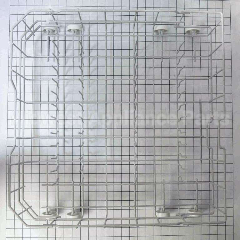WD28X10384 GE Dishwasher Lower Rack Assembly