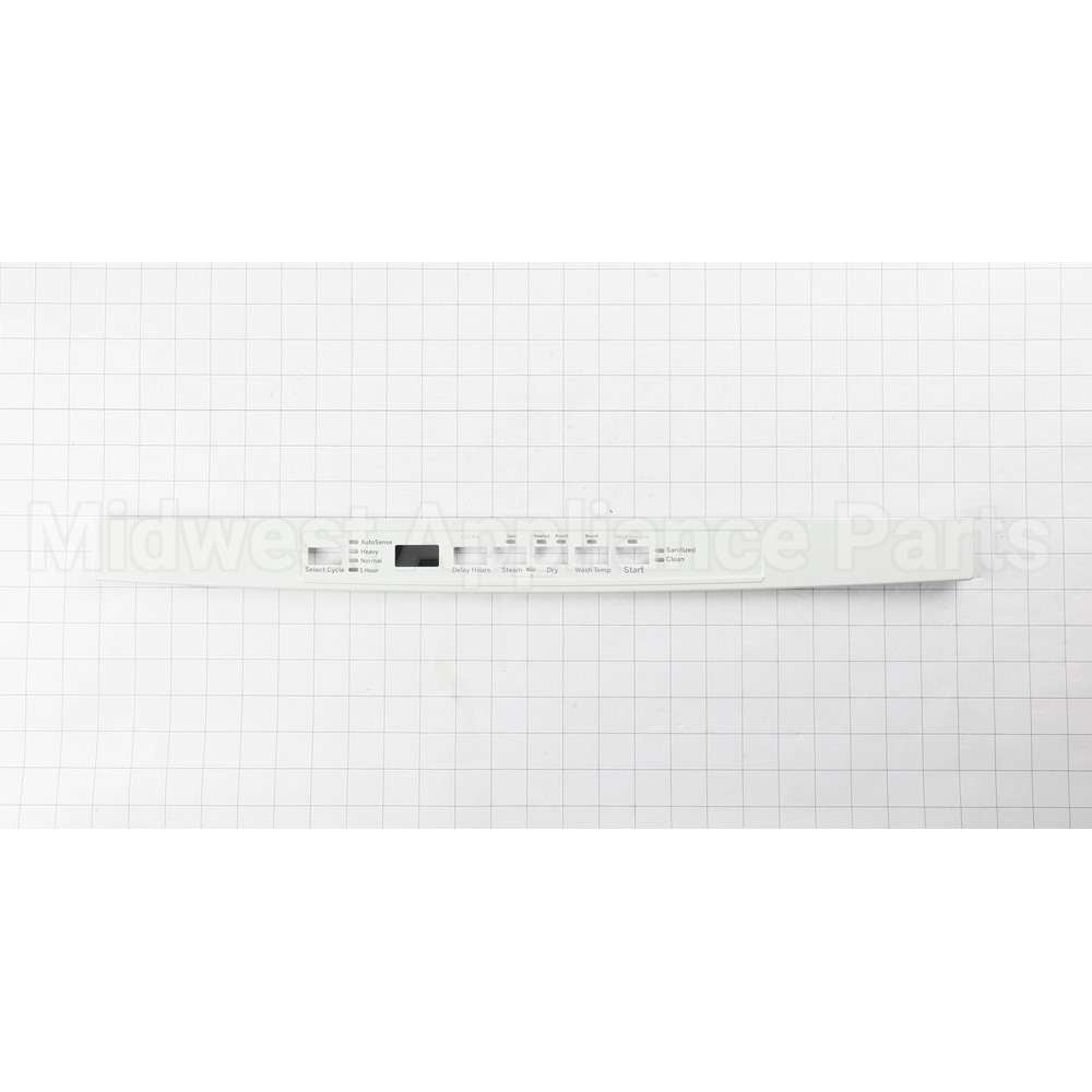 WD34X26481 GE White Console Cover And Graphic Asm