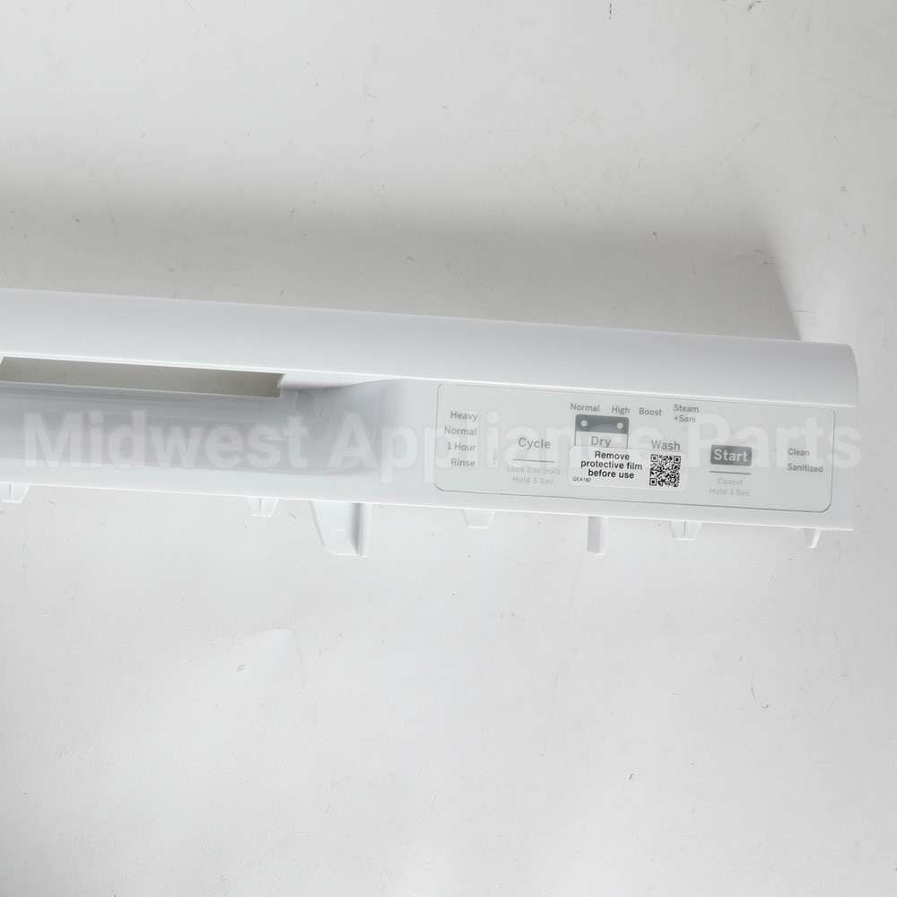 WD34X28019 GE White Control Panel Assembly
