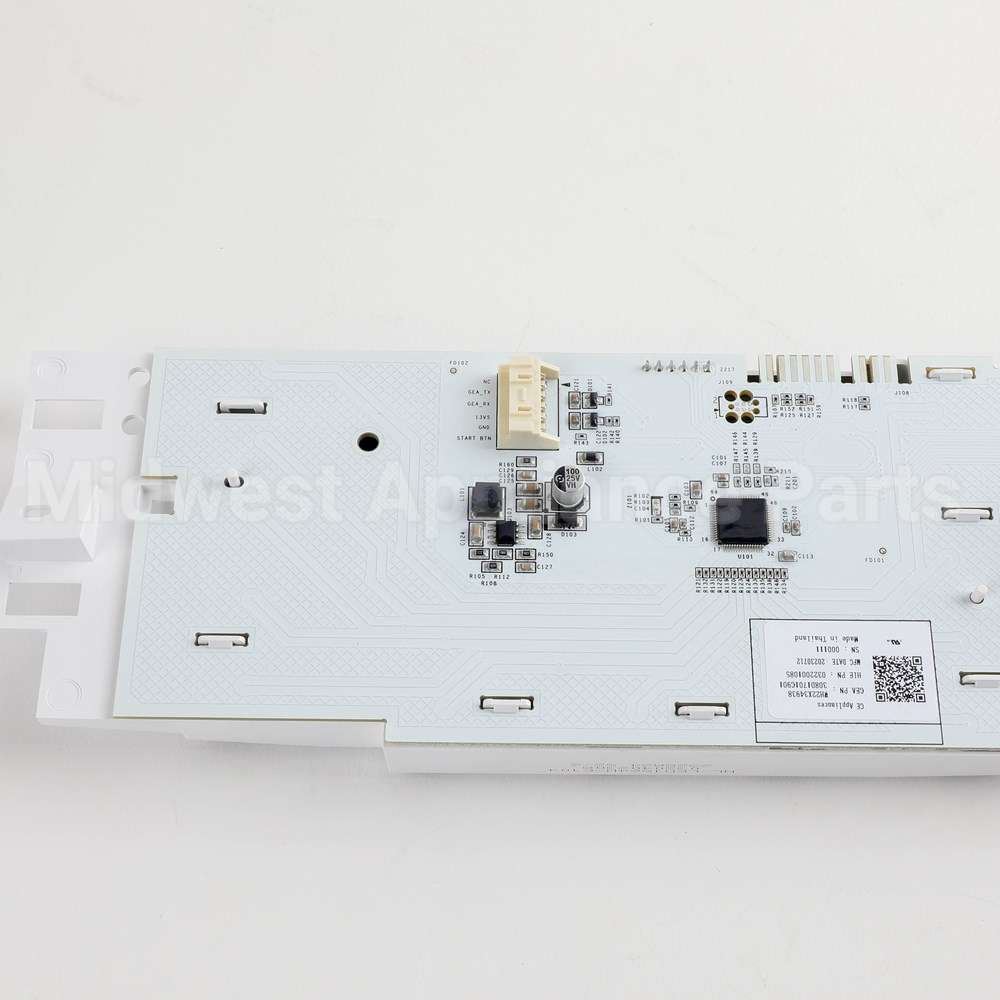 WH22X34938 GE User Interface Board Fl Washer 510N And 550
