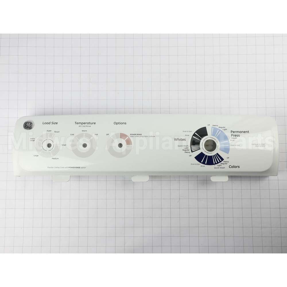 WH42X22721 GE Washing Machine Backsplash