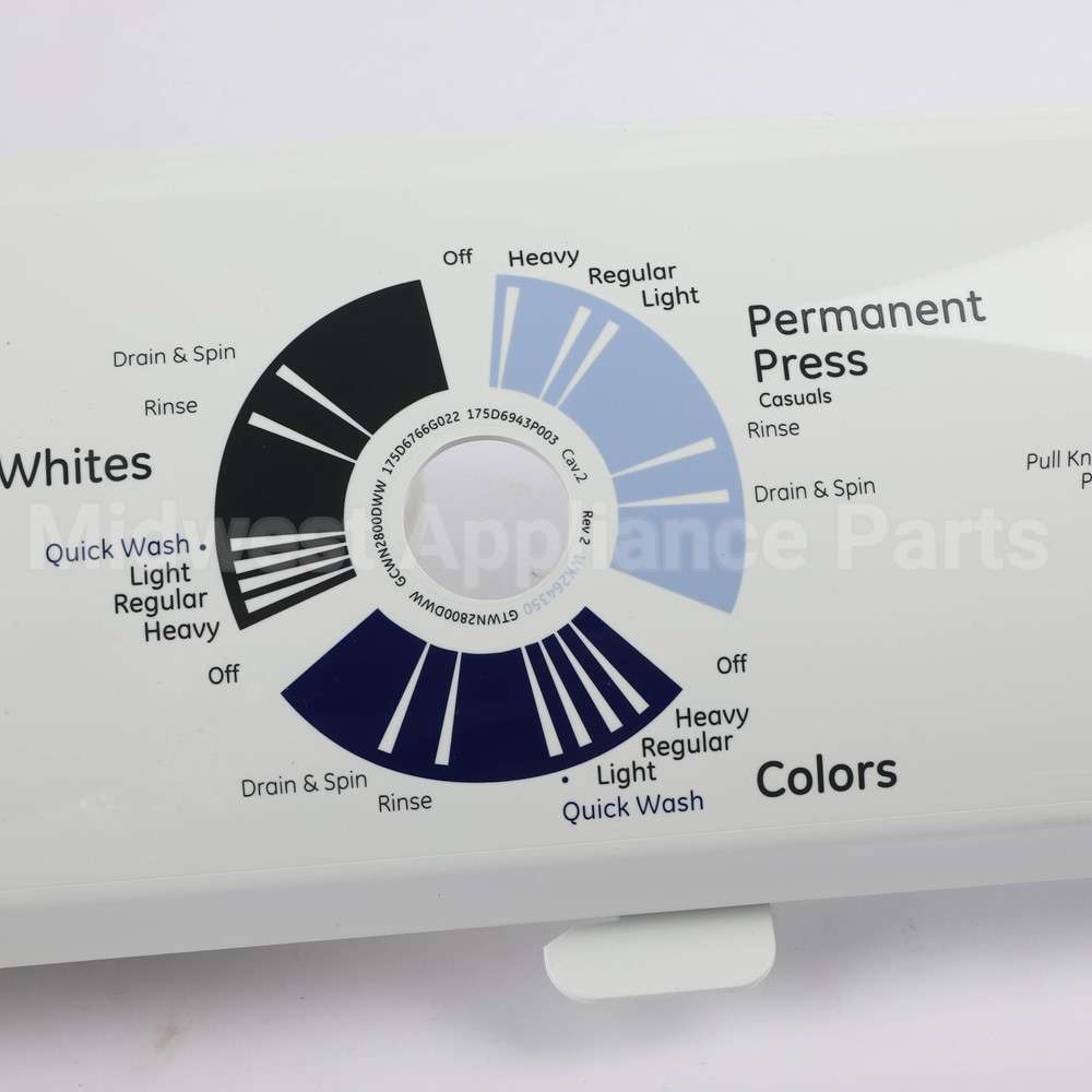 WH42X22721 GE Washing Machine Backsplash