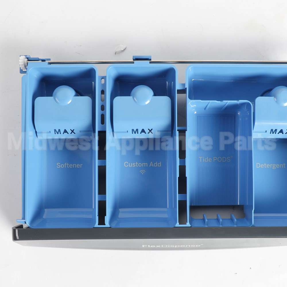 WH42X34718 GE Dispenser Drawer Assembly Diamond Gray