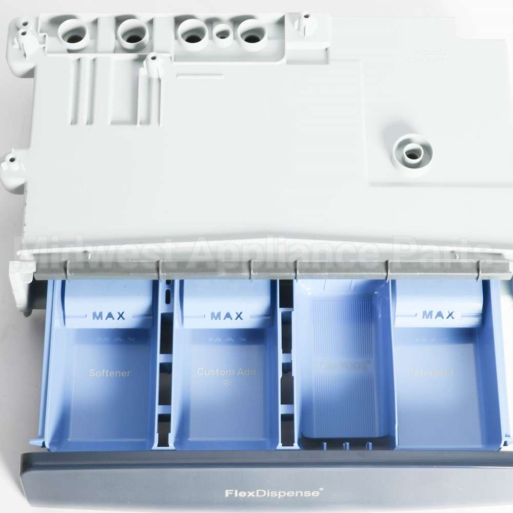 WH42X35001 GE Dispenser Box & Drawer He Profile Tl Washer Sapphire Blue