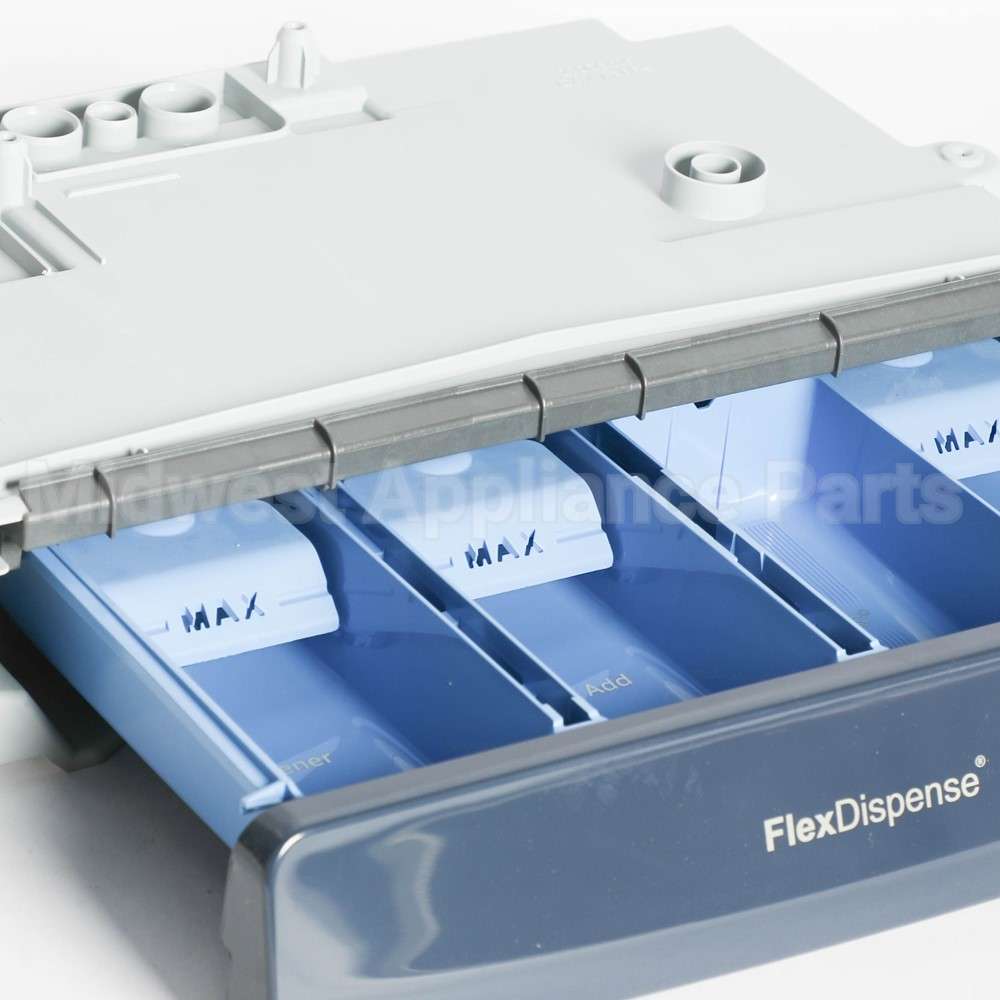 WH42X35001 GE Dispenser Box & Drawer He Profile Tl Washer Sapphire Blue