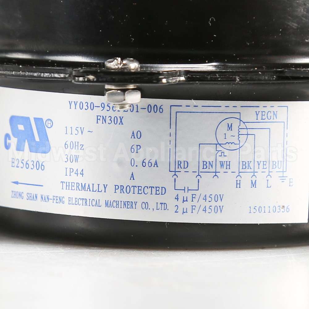 WJ95X10030 GE Fan Motor