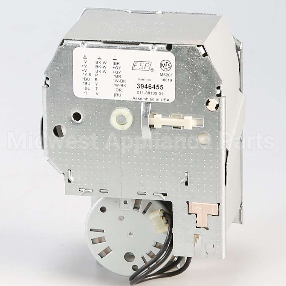WP3946455 Whirlpool Timer