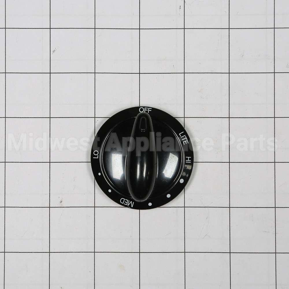 WP74009773 Whirlpool Knob Blk