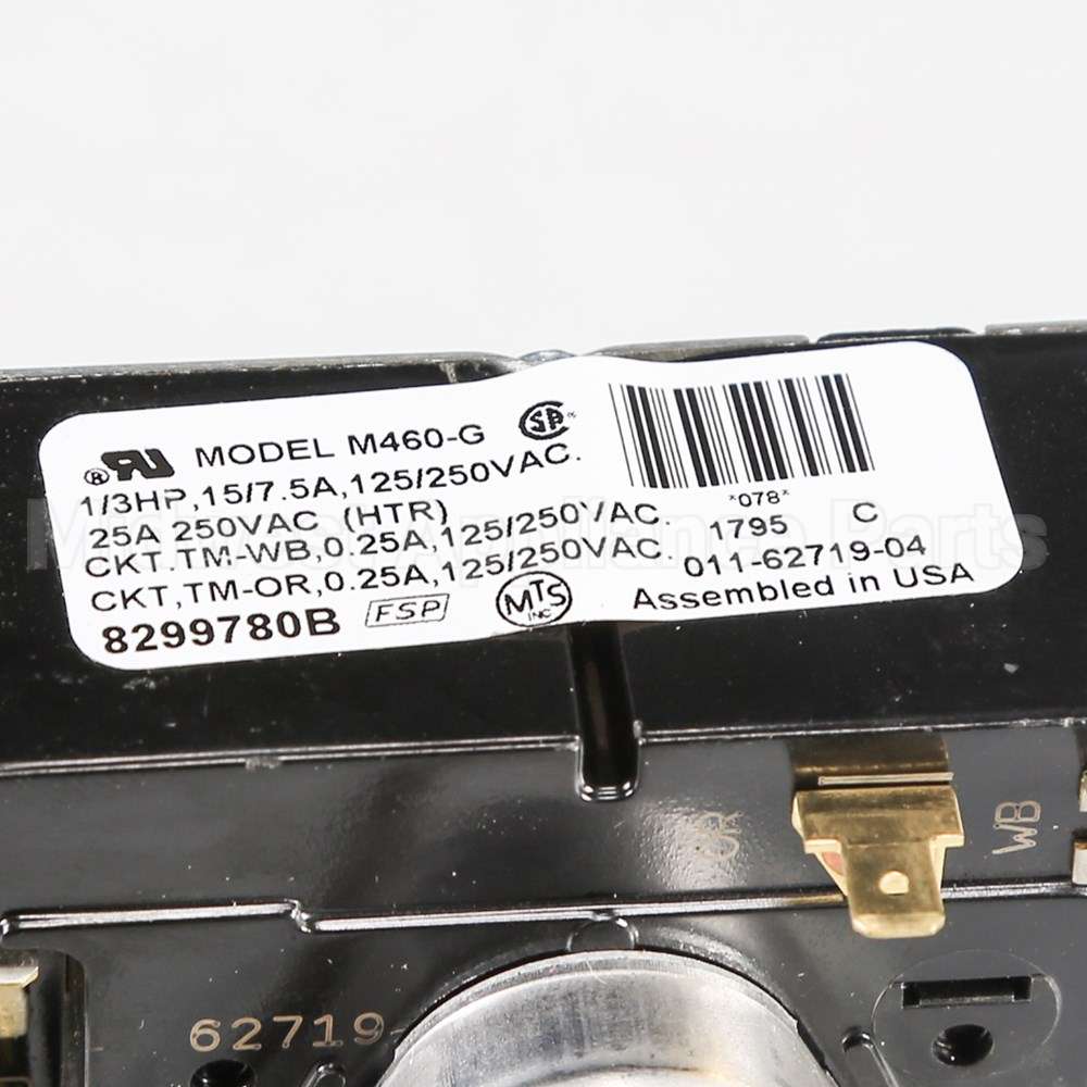 WP8299780 Whirlpool Timer