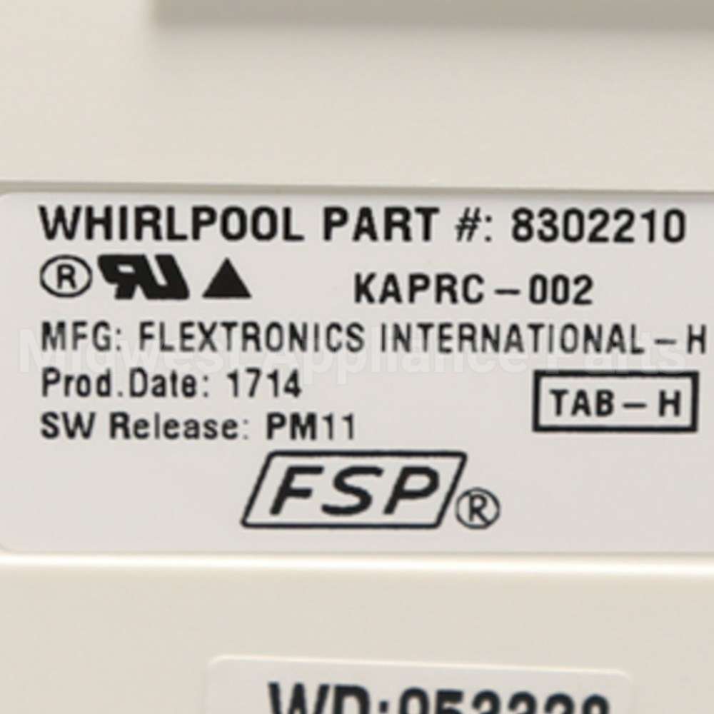 WP8302210 Whirlpool Cntrl-Elec