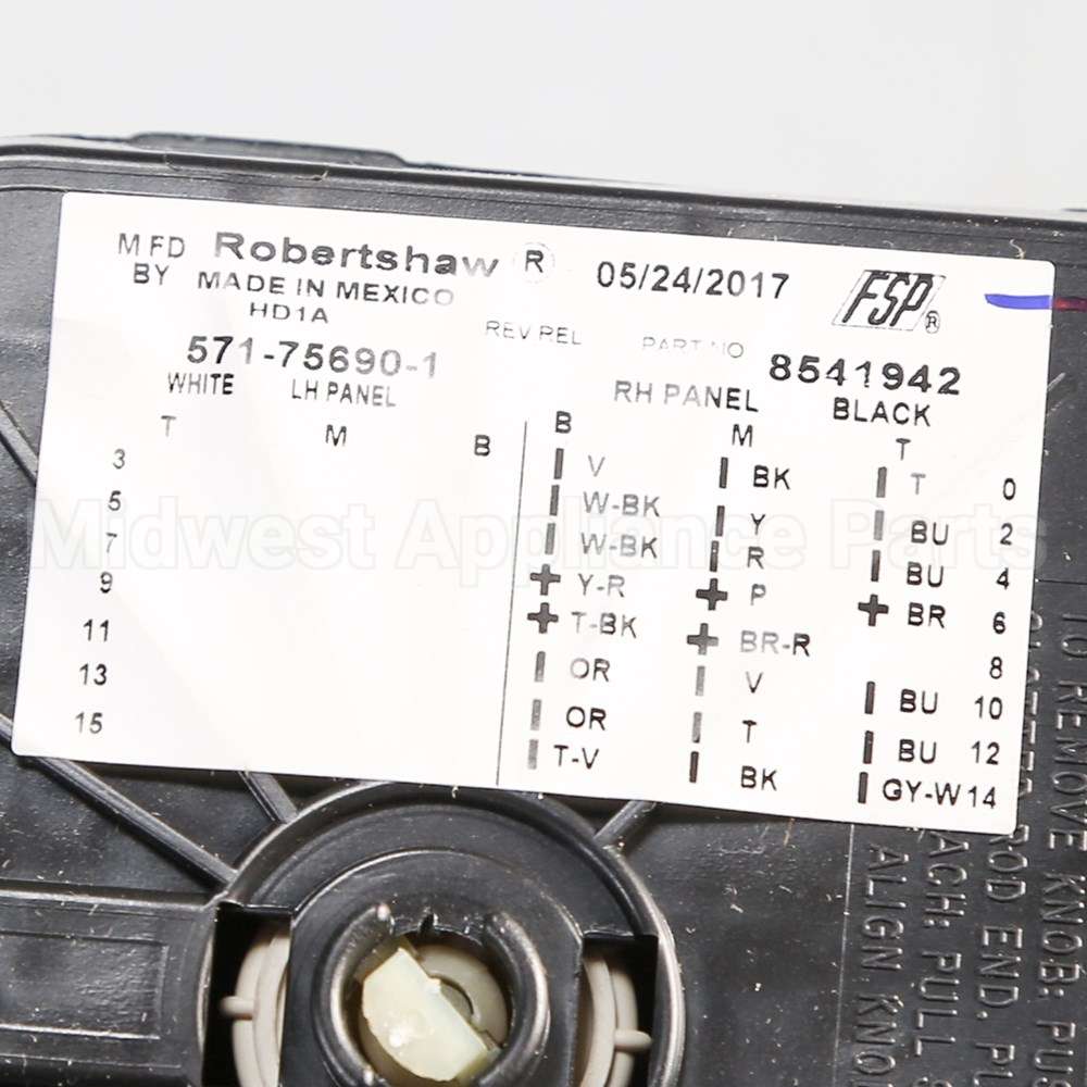 WP8541942 Whirlpool Timer