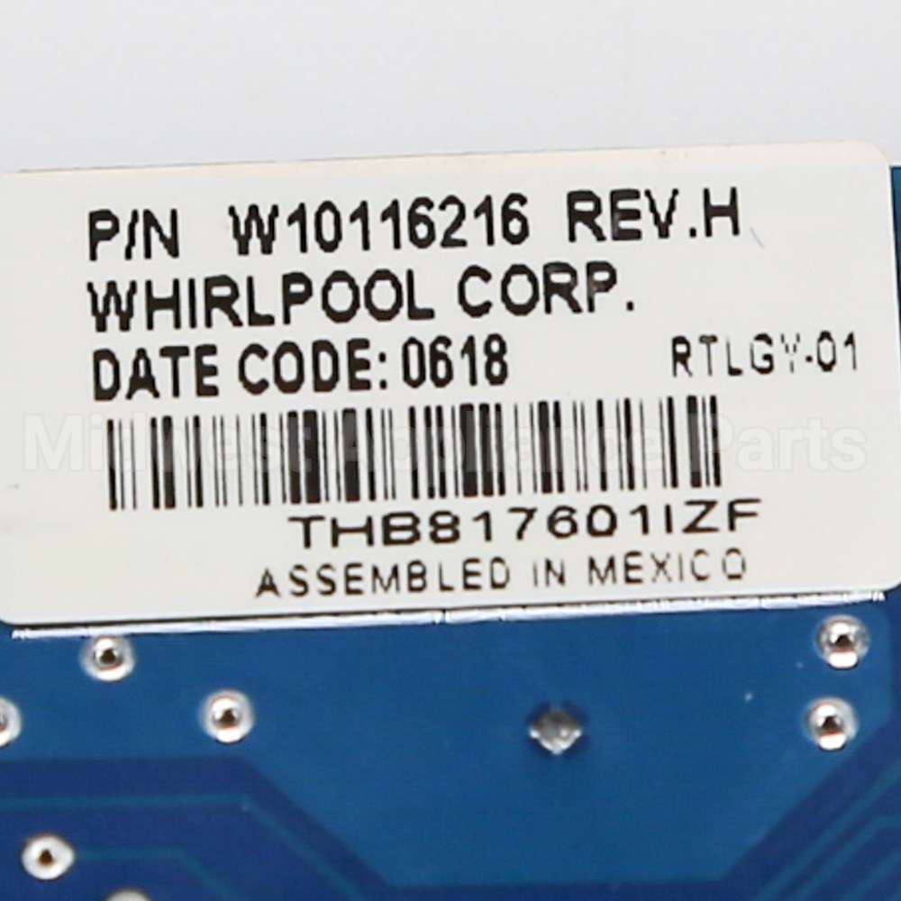 WPW10116216 Whirlpool Cntrl-Elec