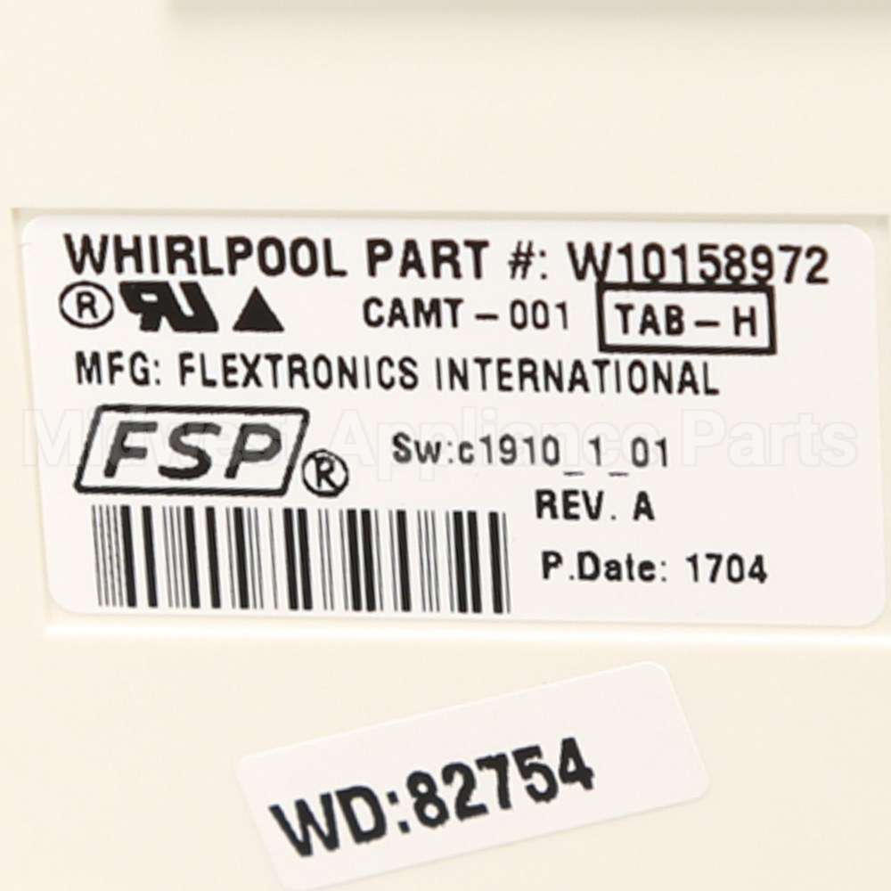 WPW10158972 Whirlpool Cntrl-Elec