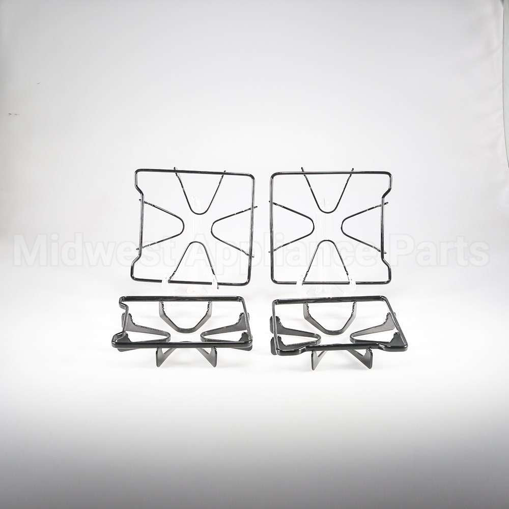 WPW10268483 Whirlpool Stove Oven Range 4 Piece Black Grate Kit