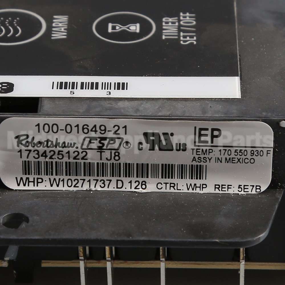 WPW10271737 Whirlpool Cntrl-Elec