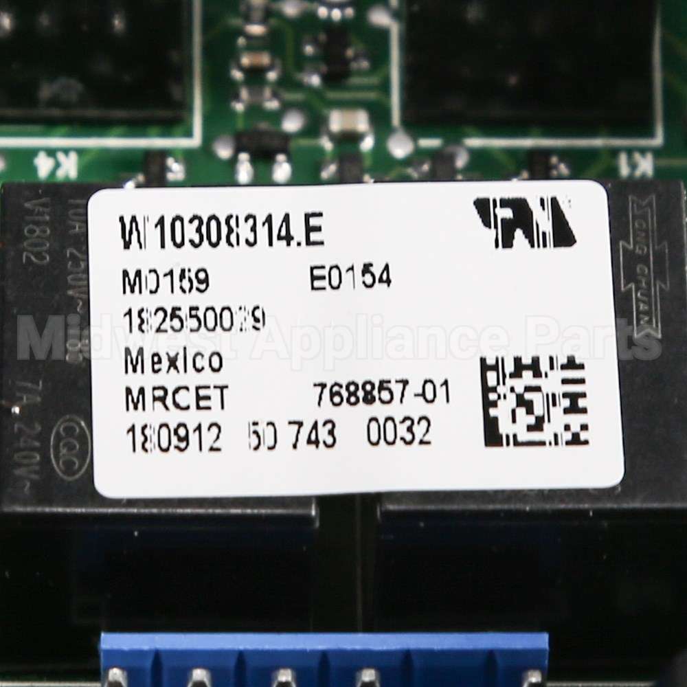WPW10308314 Whirlpool Cntrl-Elec