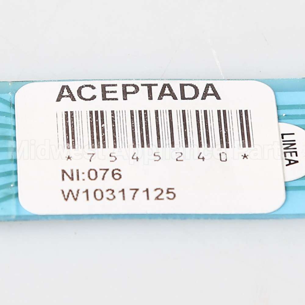 WPW10317125 Whirlpool Overlay