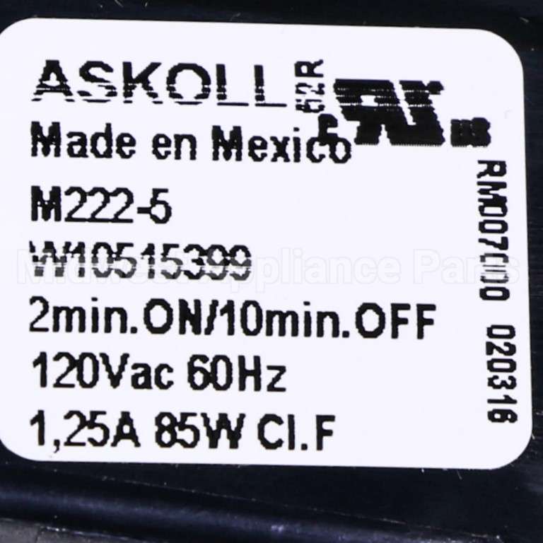 WPW10515399 Whirlpool Pump-Water