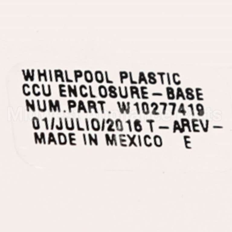 WPW10525361 Whirlpool Cntrl-Elec