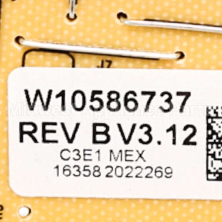 WPW10586737 Whirlpool Cntrl-Elec
