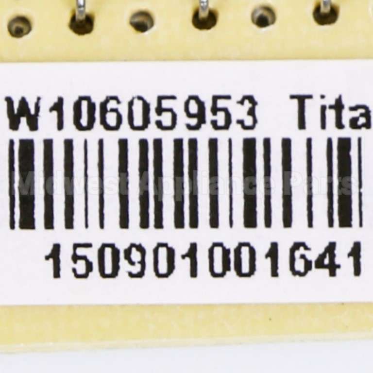 WPW10605953 Whirlpool Cntrl-Elec