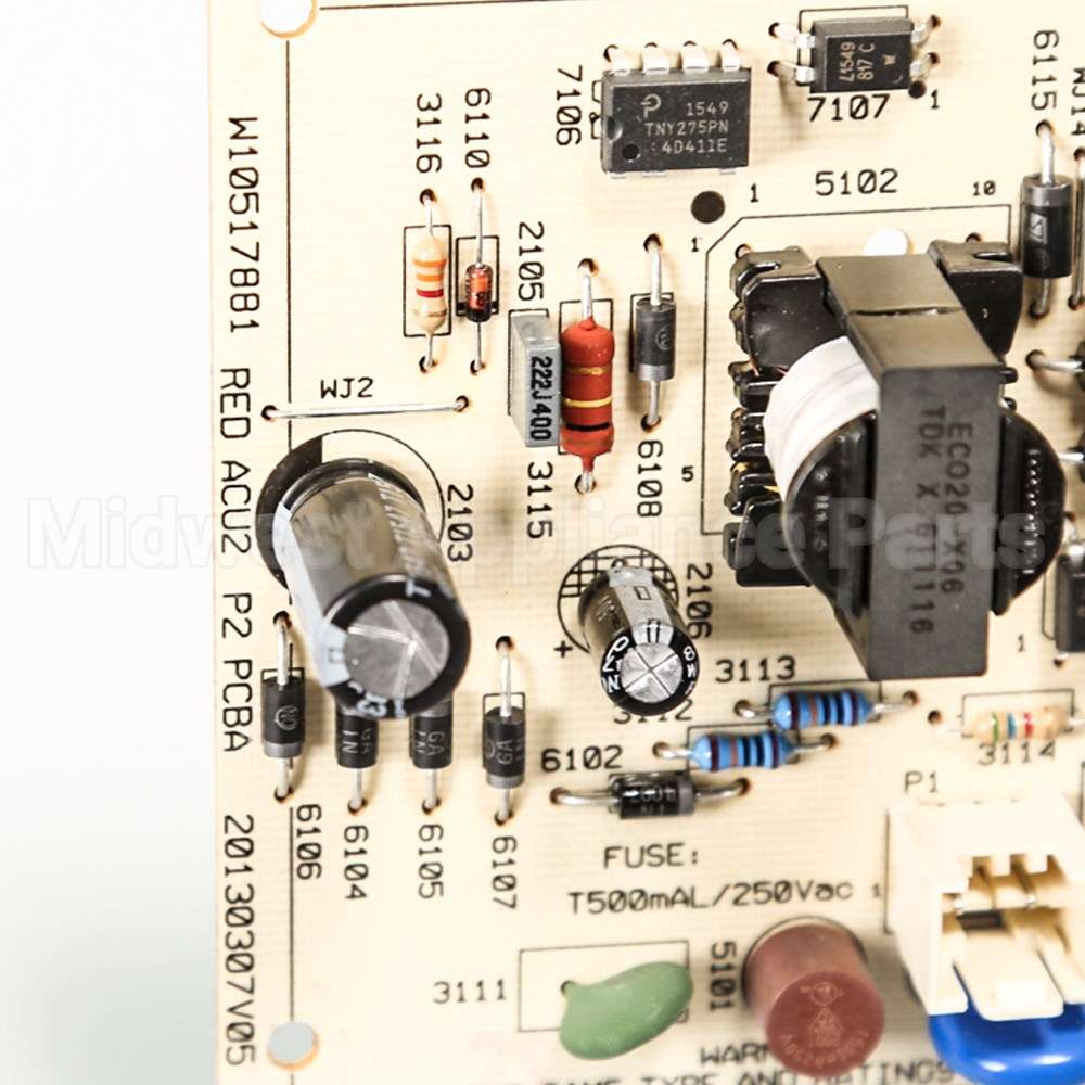 WPW10661208 Whirlpool Control Elec