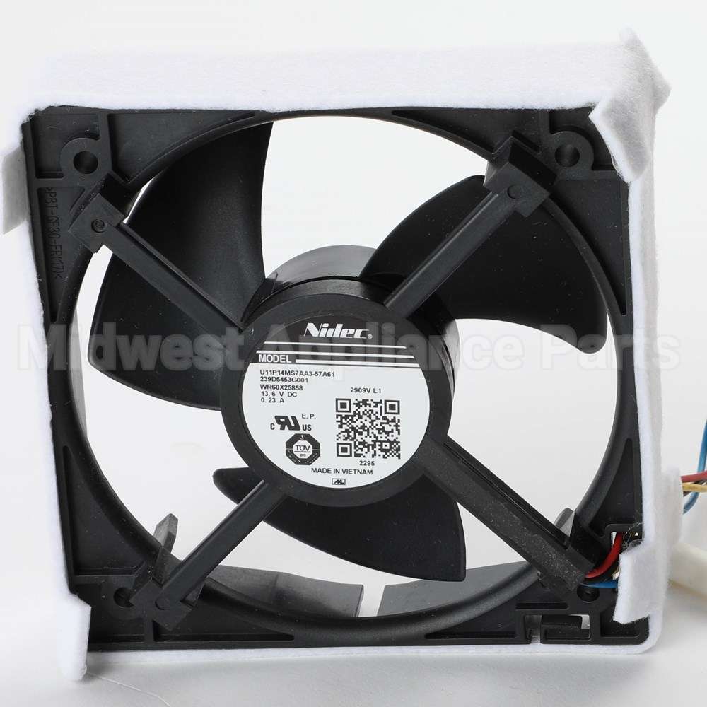 WR60X35669 GE Freezer Fan W/ Felt