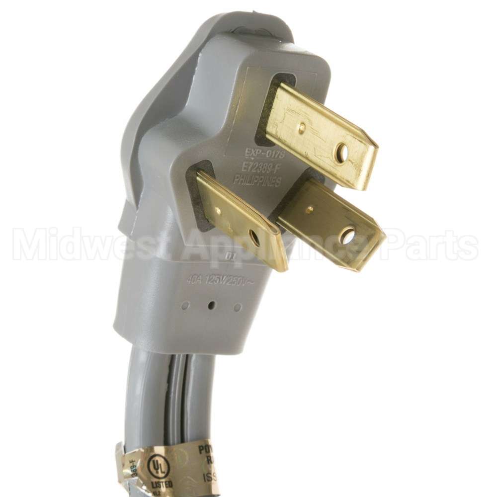 WX09X10006 GE 4'40Amp 3 Wire Range Cord