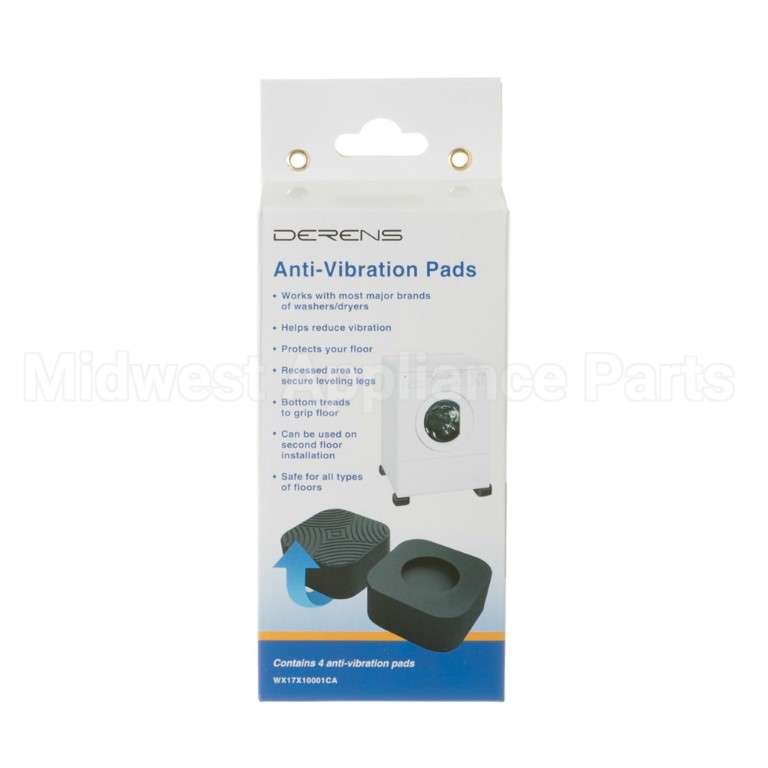 WX17X10001CA GE 1 Set Vibration Pads Contains 4 Pads