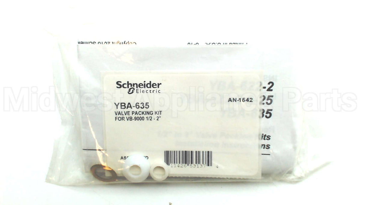YBA-635 Schneider Electric (Barber Colman) Packing Kit Vb-9000 1/2"-2"