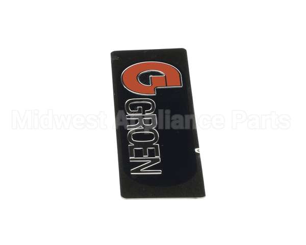 Z055452 Groen Nameplate Groen Small