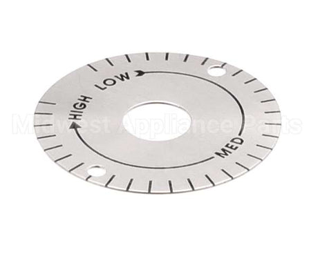 00-046496 Hobart Plate, Dial