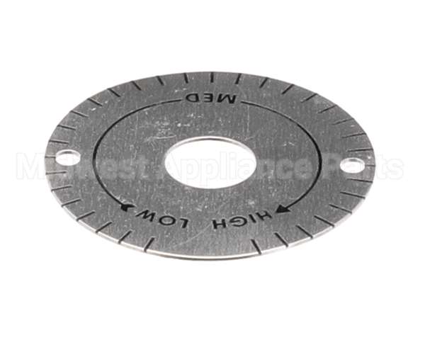 00-046496 Hobart Plate, Dial