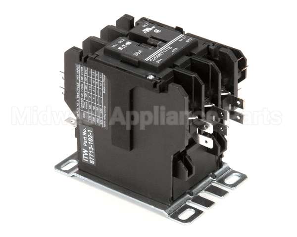 00-087713-102-1 Hobart Contactor,3P,30A/Aux Sw