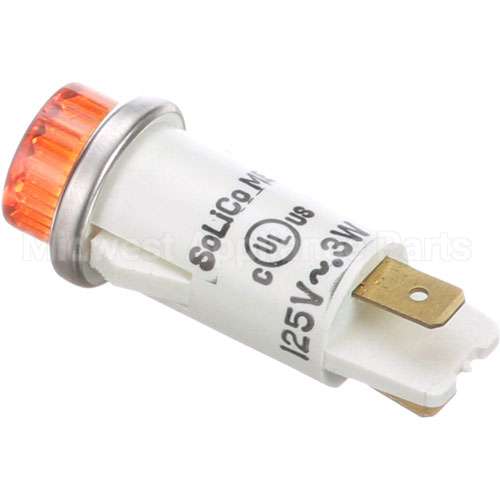 00-241599-00012 Compatible Hobart Light, Signal - Amber Round