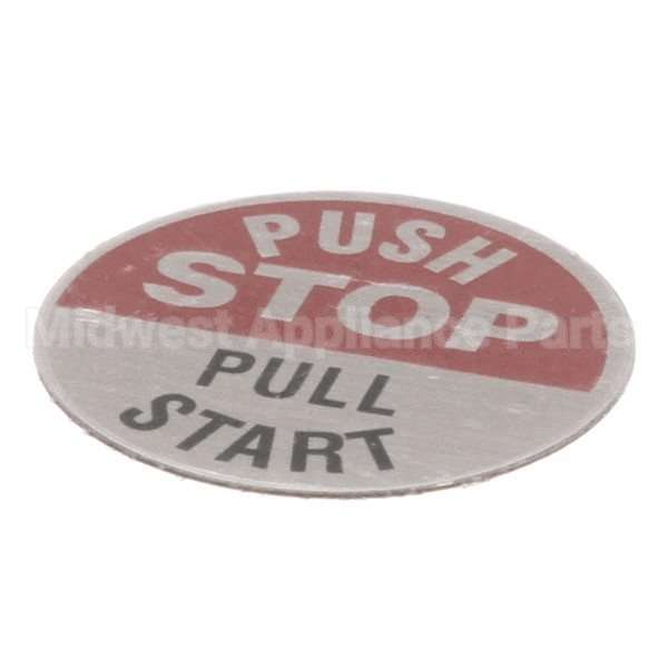 00-291475 Compatible Midwest Appliance Parts Label