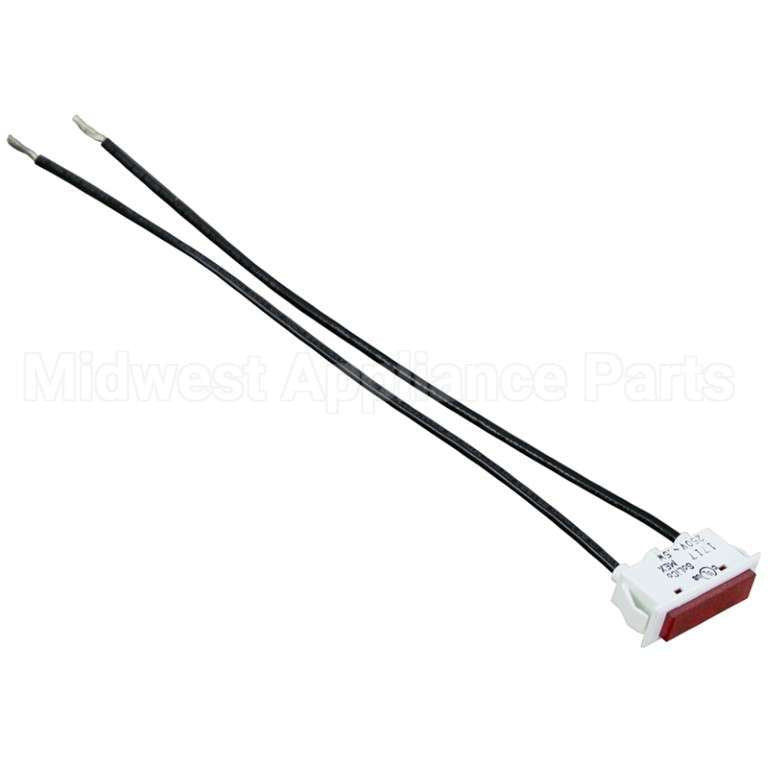 00-411496-000E6 Compatible Vulcan Signal Light 3/8" X 1-5/16" Red 250V