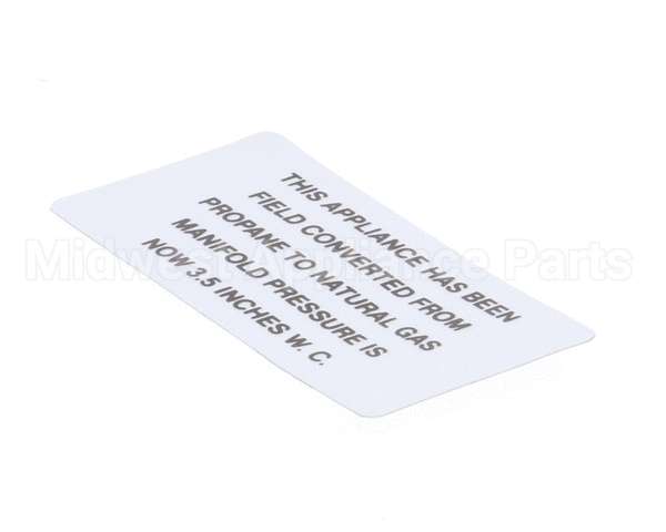 00-421727-00002 Vulcan Hart Plate,Propane To Natural Gas