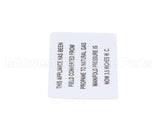 00-421727-00002 Vulcan Hart Plate,Propane To Natural Gas