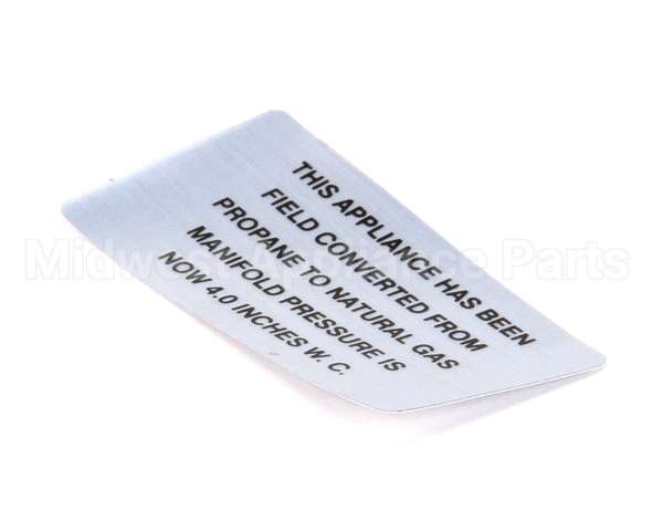 00-421727-00004 Vulcan Hart Plate,Propane To Natural Gas