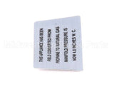 00-421727-00004 Vulcan Hart Plate,Propane To Natural Gas