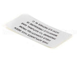 00-421727-00006 Vulcan Hart Plate,Propane To Natural Gas