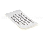 00-421727-00006 Vulcan Hart Plate,Propane To Natural Gas