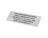 00-421727-00016 Hobart Plate,Propane To Nat Gas (5.0)