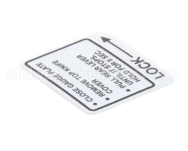 00-437239 Hobart Label,Instruction