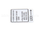 00-437239 Hobart Label,Instruction