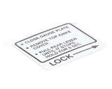 00-437239 Hobart Label,Instruction