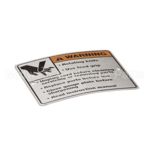 00-438131-054-2 Compatible Hobart Label, Warning