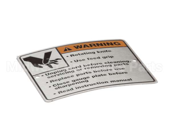 00-438131-054-2 Hobart Label,Warning