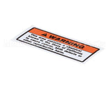 00-438131-061-2 Hobart Label,California Warning